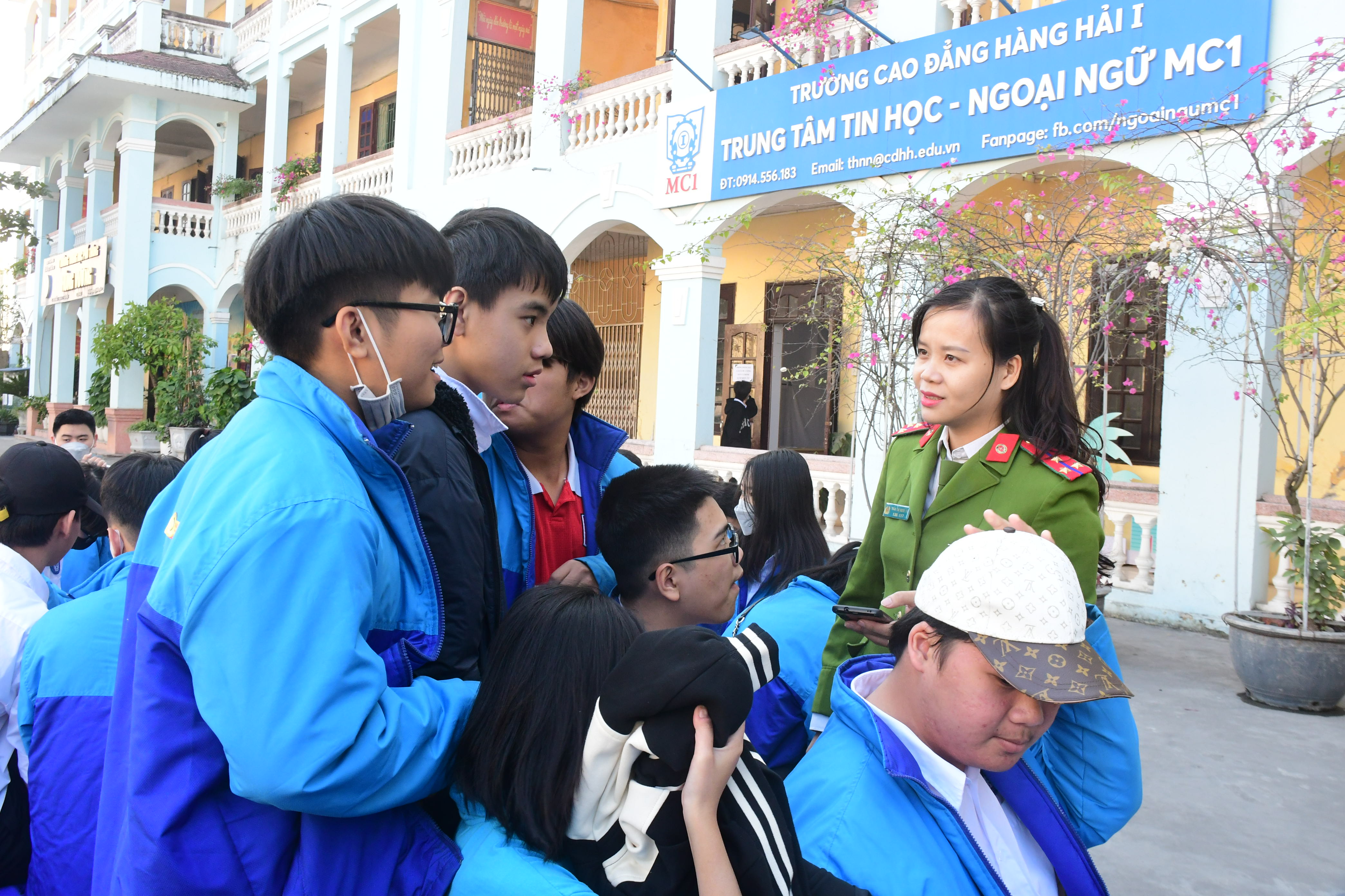 Tuyên truyền Đề án 06 tại Trường Cao đẳng Hàng hải 1